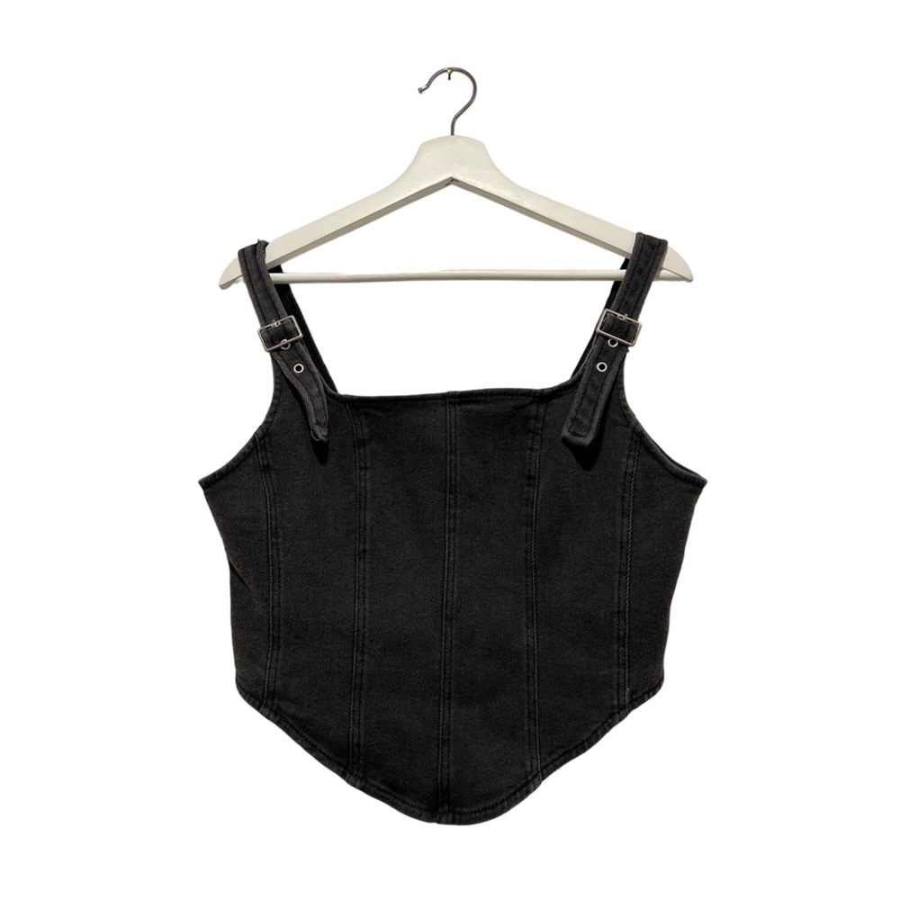 Wild Fable Black Denim Corset